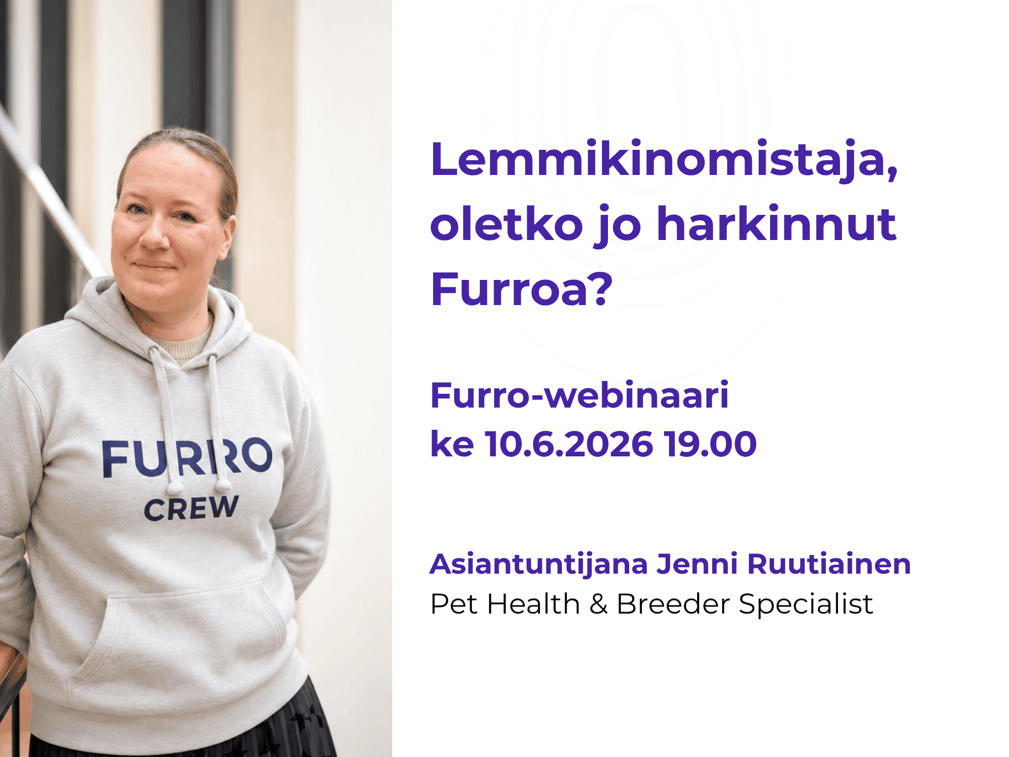 Tervetuloa Furro-webinaariin – yhteisömalli ja turvat käytännössä